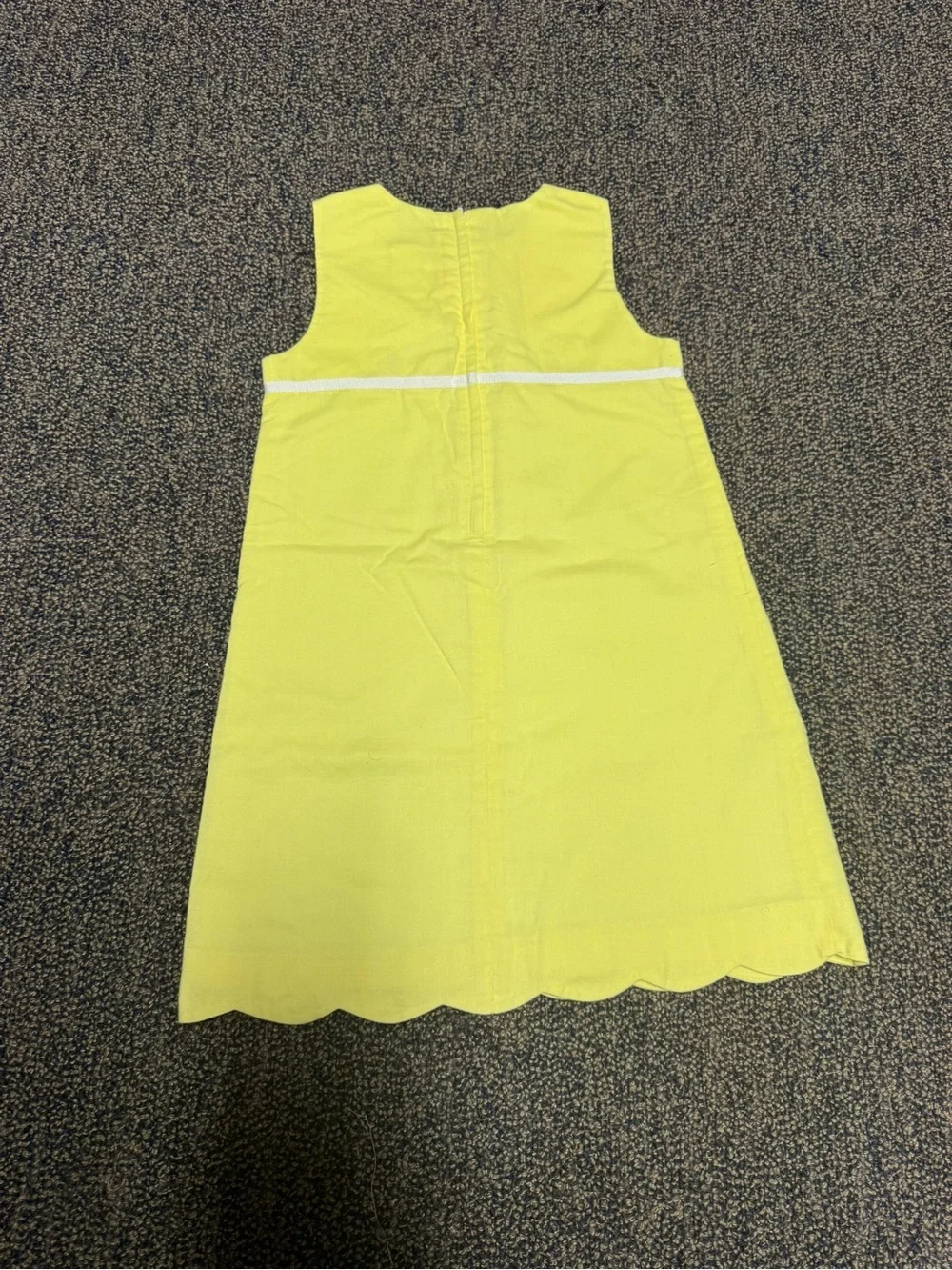 Lilly Pulitzer Girls Yellow Linen Sleeveless Dress - Size 6X